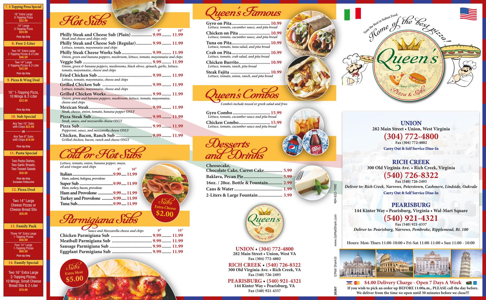 Queen's Pizza & Subs