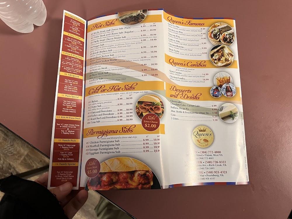 Queen's Pizza & Subs Menu image 4